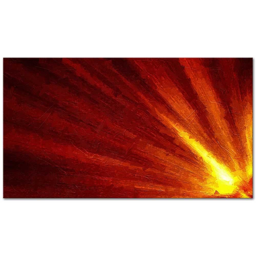 Enerjik Salınım Kanvas Tablo