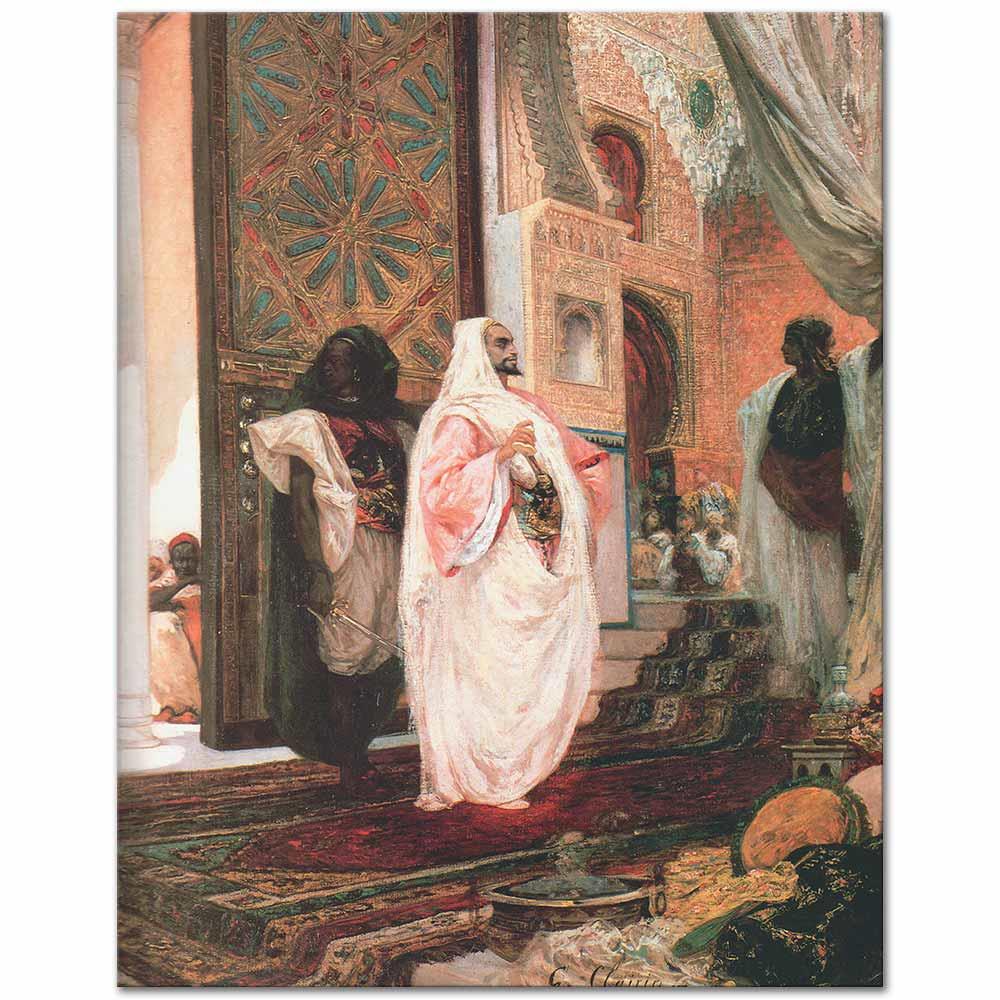 Georges Clairin Hareme Giriş Kanvas Tablo