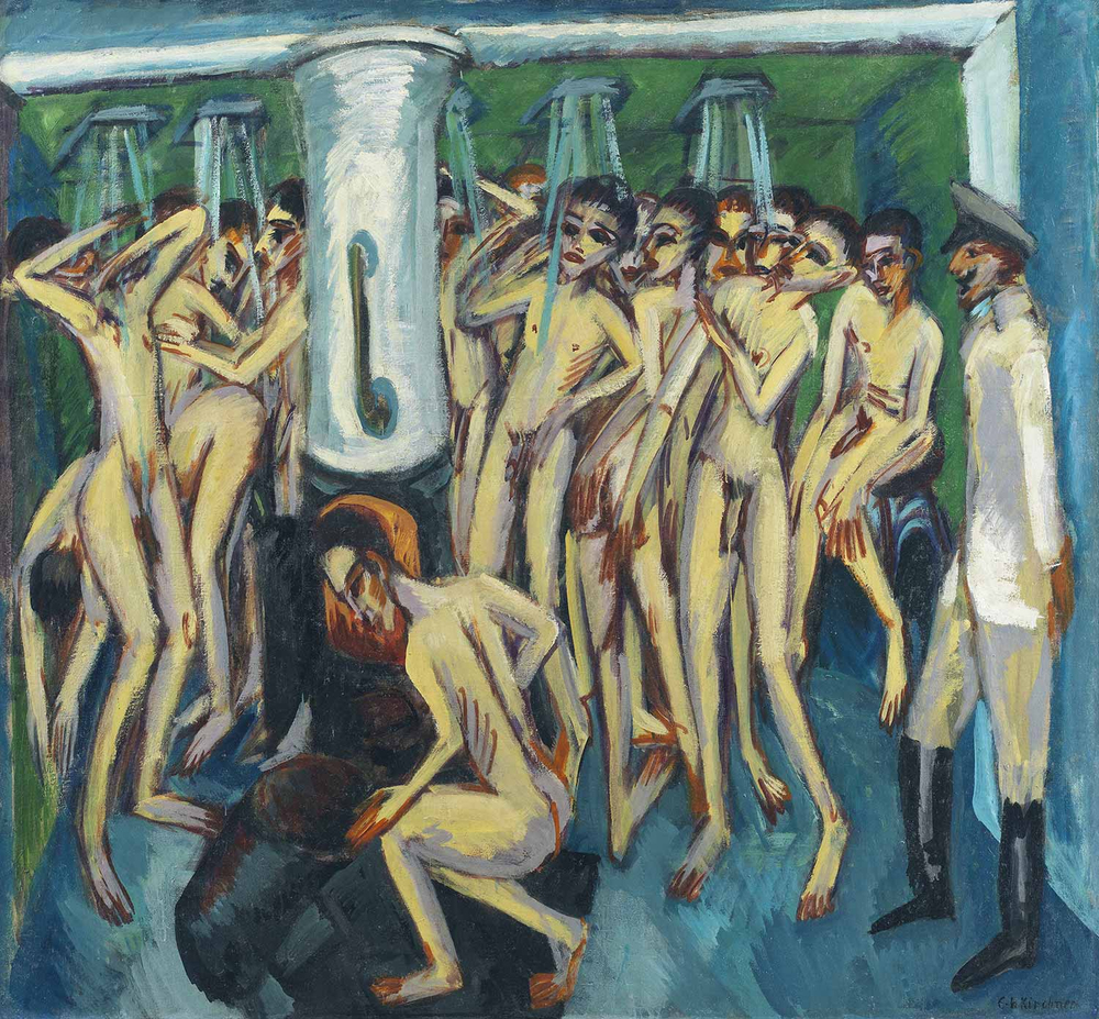 Ernst Ludwig Kirchner The Soldier Bath Art Print