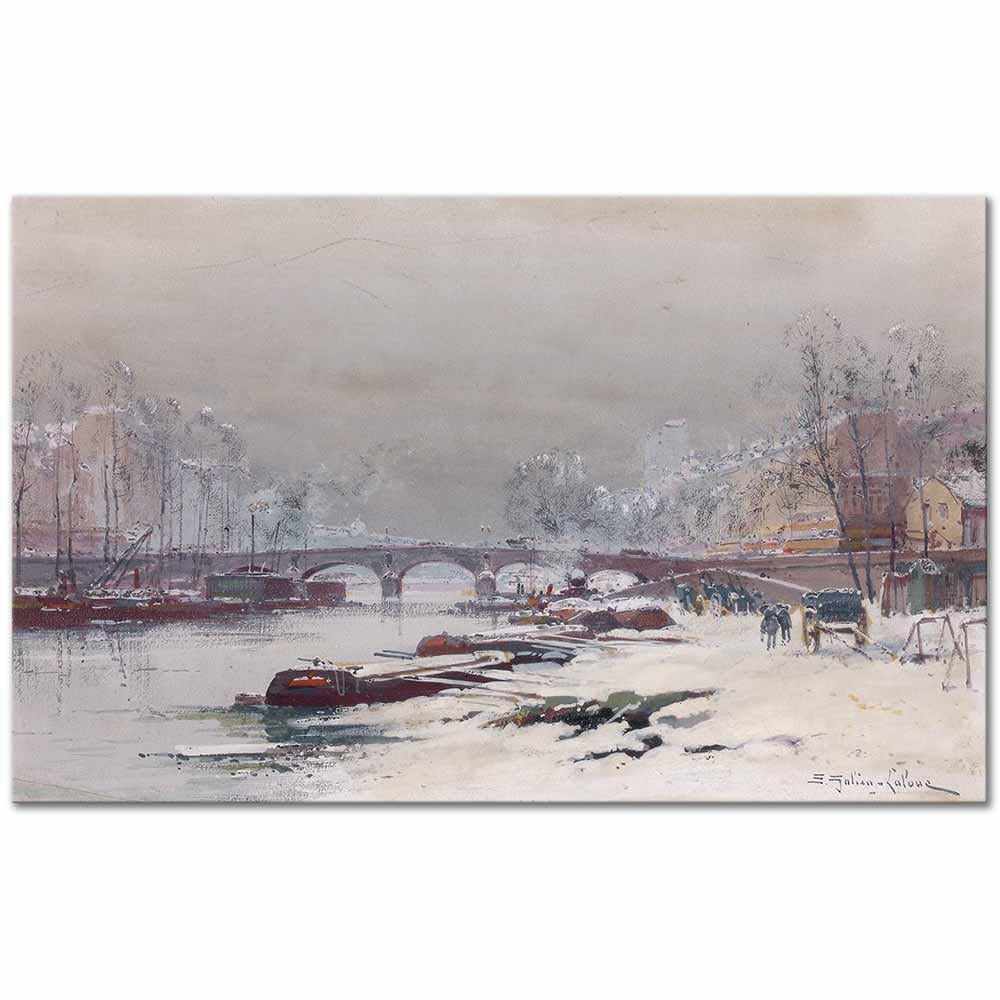 Eugene Galien-Laloue Pigalle Kanvas Tablo