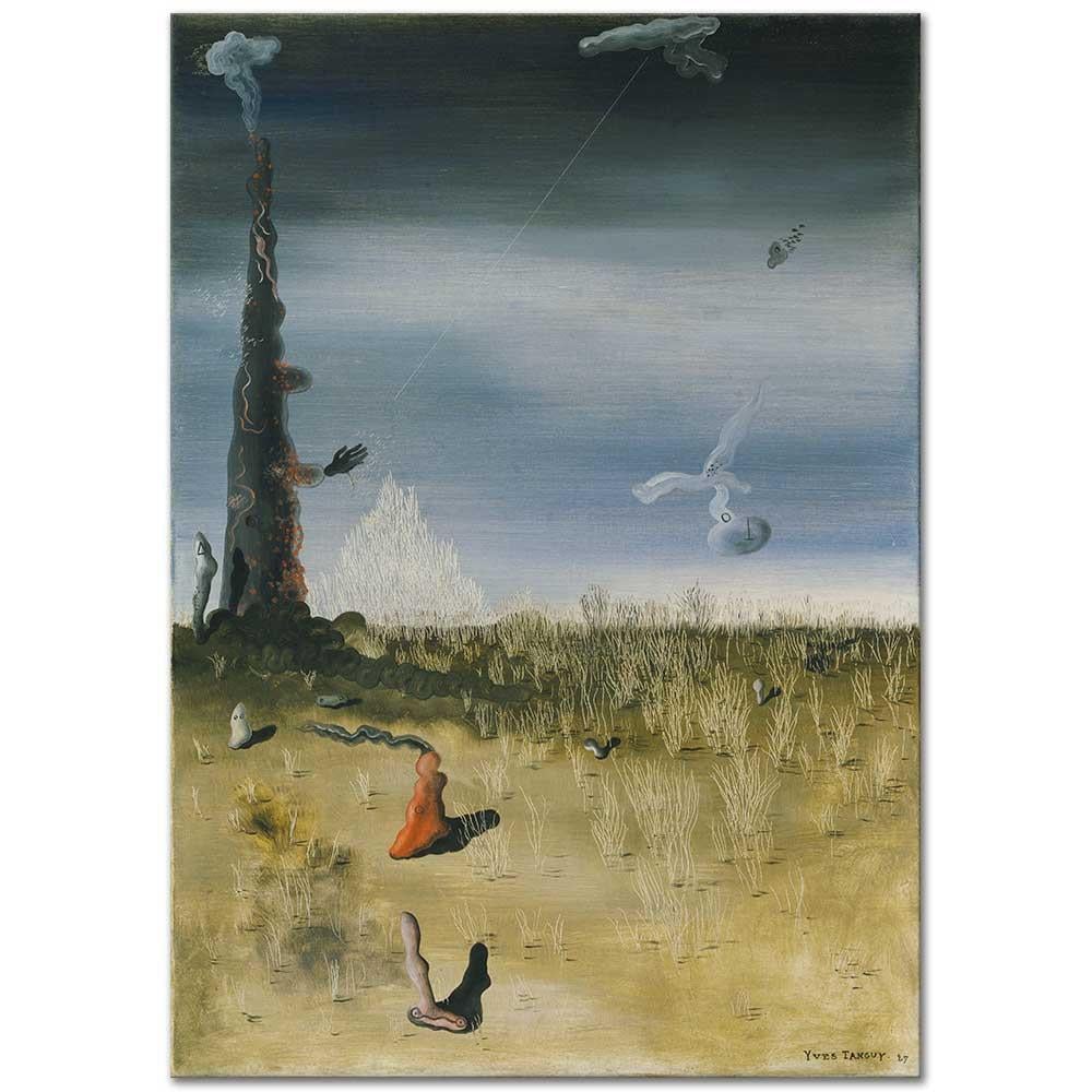 Yves Tanguy Gereksiz Işıkların Yok Oluşu Kanvas Tablo