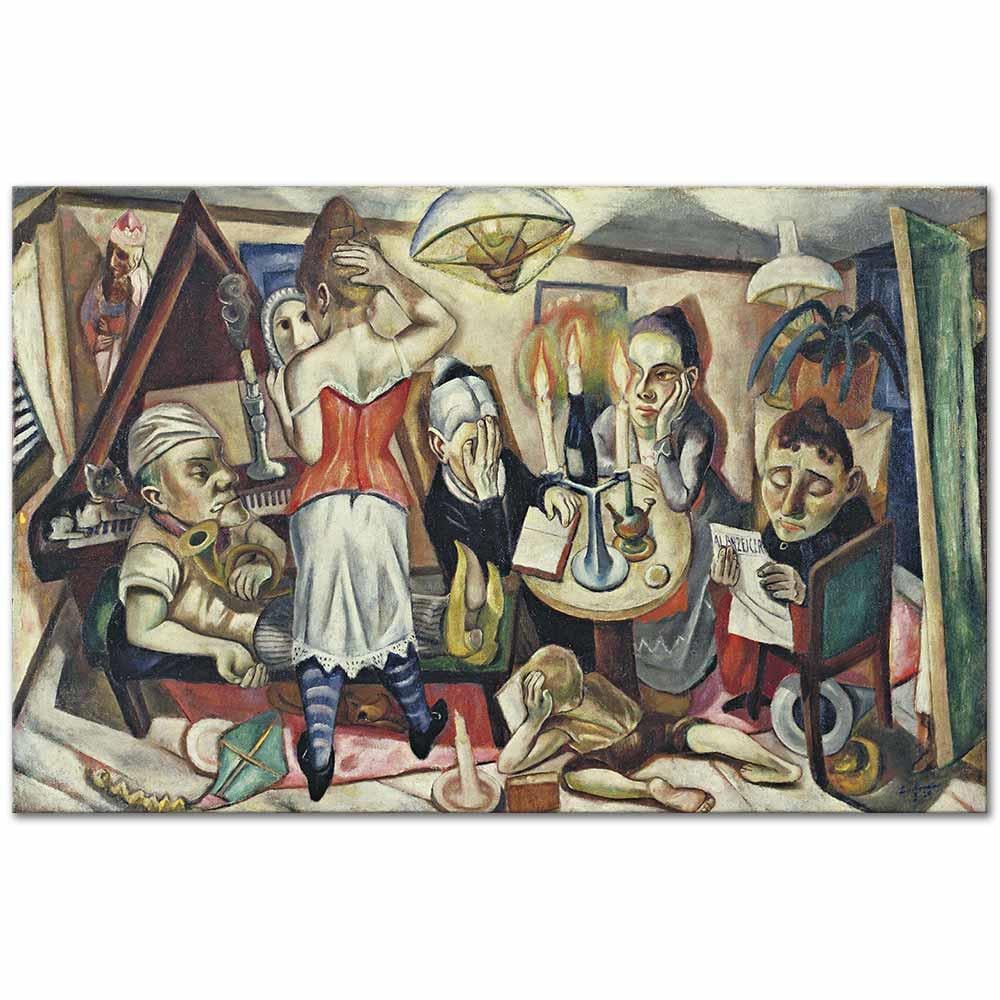 Max Beckmann Aile Resmi Kanvas Tablo