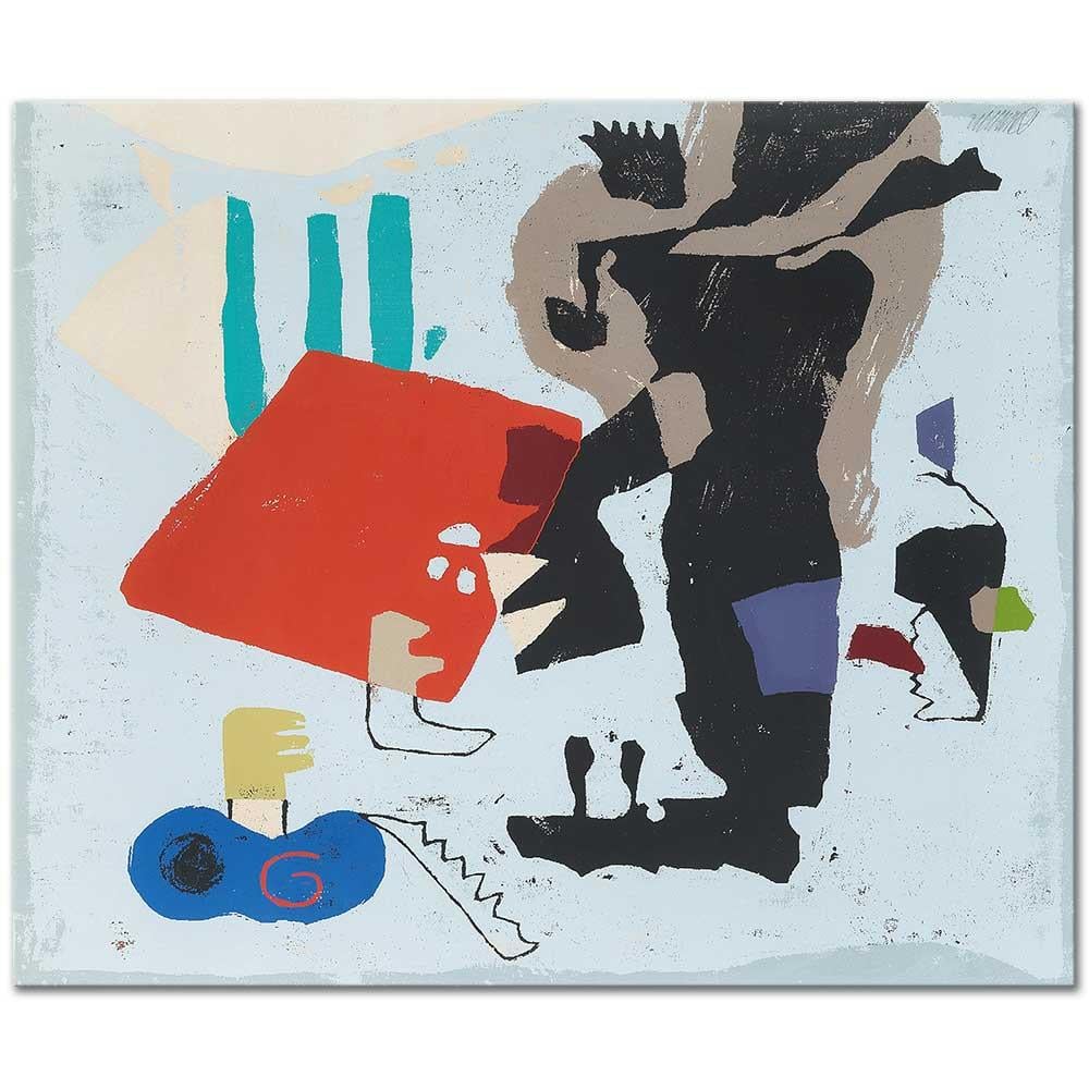 Willi Baumeister Faust Kanvas Tablo