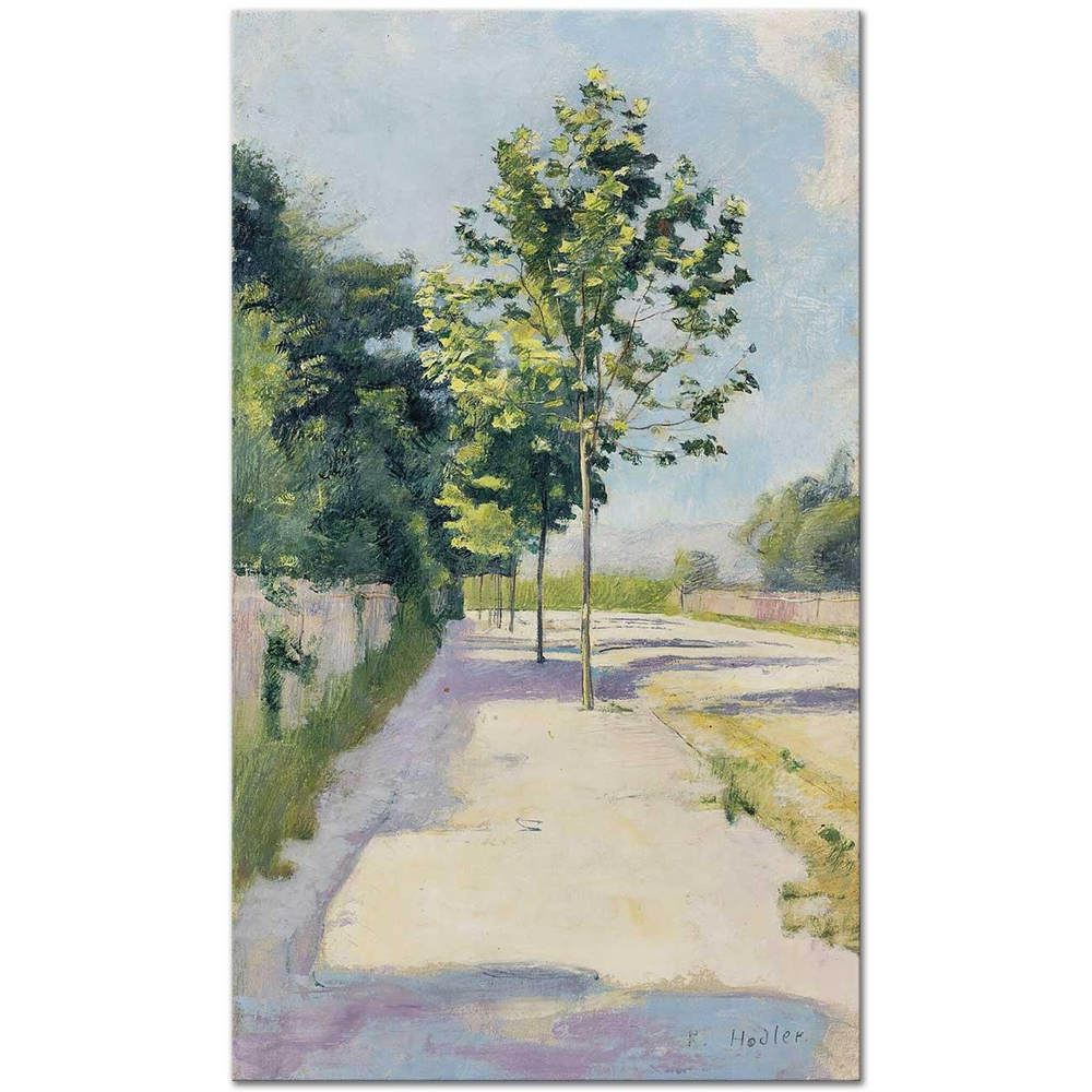 Ferdinand Hodler St Georges'da Sokak Kanvas Tablo