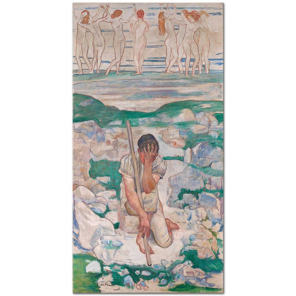 Ferdinand Hodler Çobanın Rüyası Kanvas Tablo
