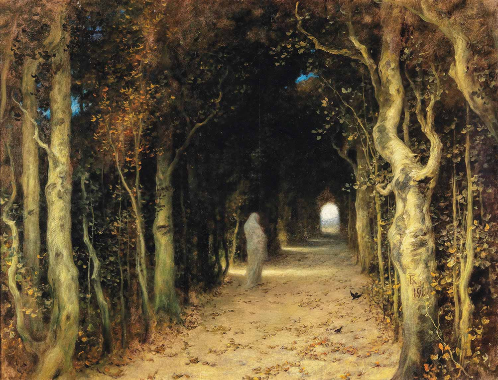 Ferdinand Keller Lady Absinth Art Print