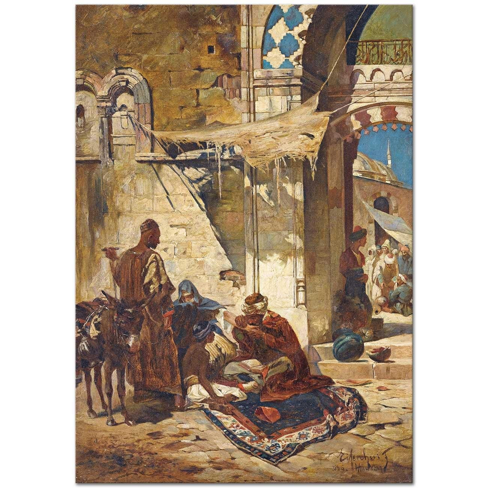 Ferencz Franz Eisenhut Şifacı Beyrut Kanvas Tablo