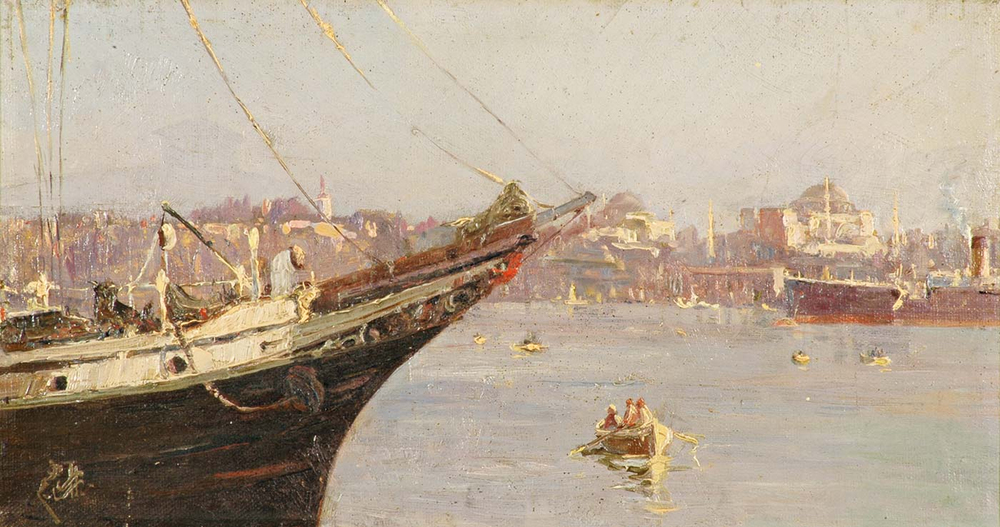 Ferik İbrahim Paşa Haliç Kanvas Tablo