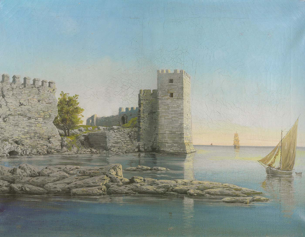 Ferik İbrahim Paşa Surlar İstanbul Kanvas Tablo