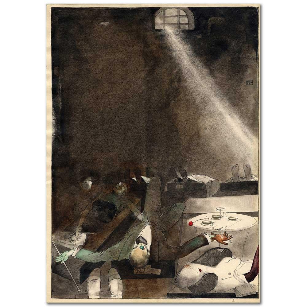 Karlis Padegs Morgta Beş Çayı Kanvas Tablo