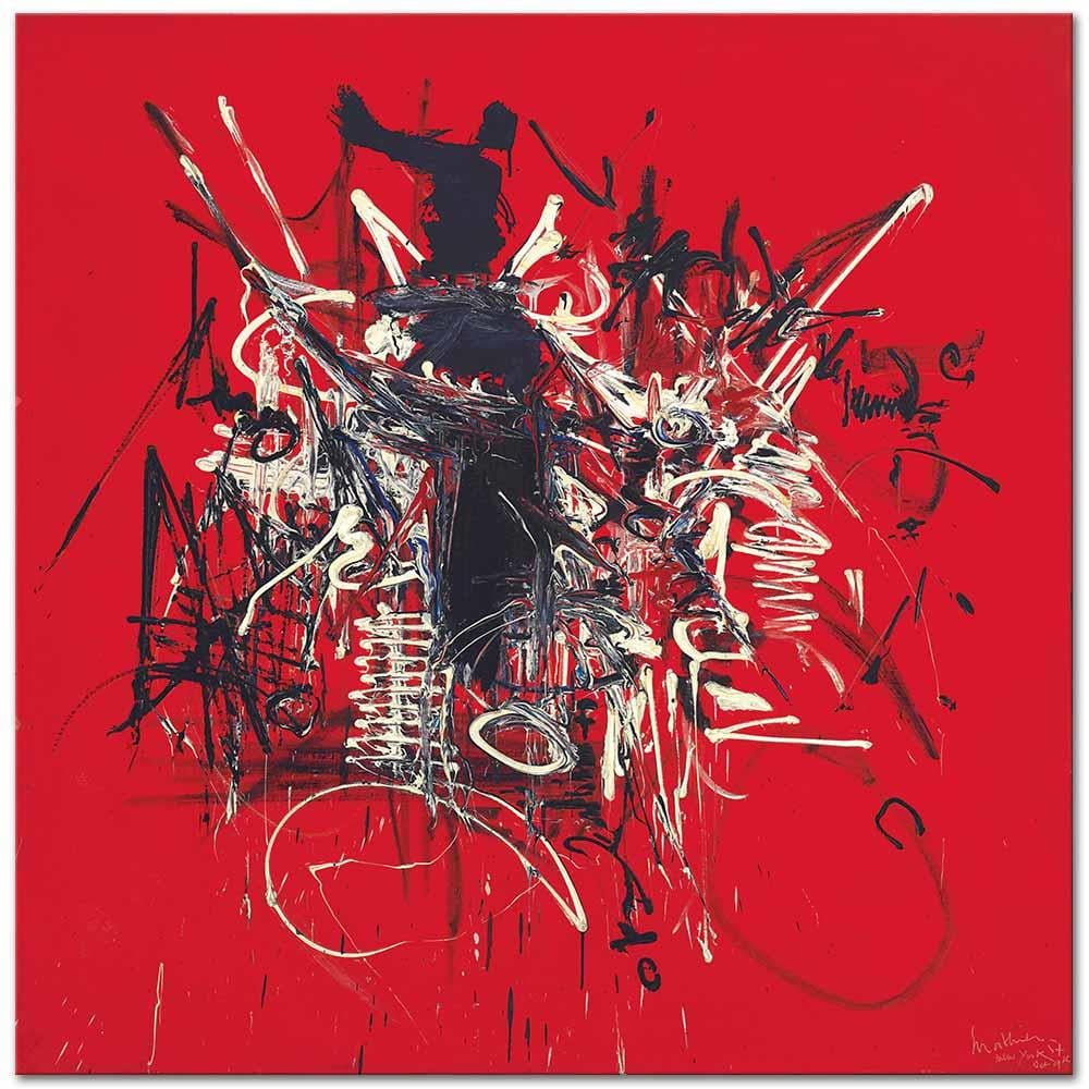 Georges Mathieu Dördüncü Cadde Kanvas Tablo