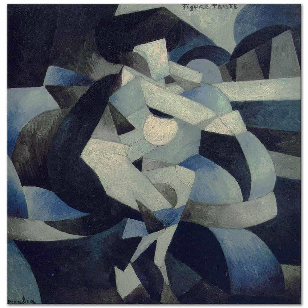 Francis Picabia Hüzünlü Figür Kanvas Tablo