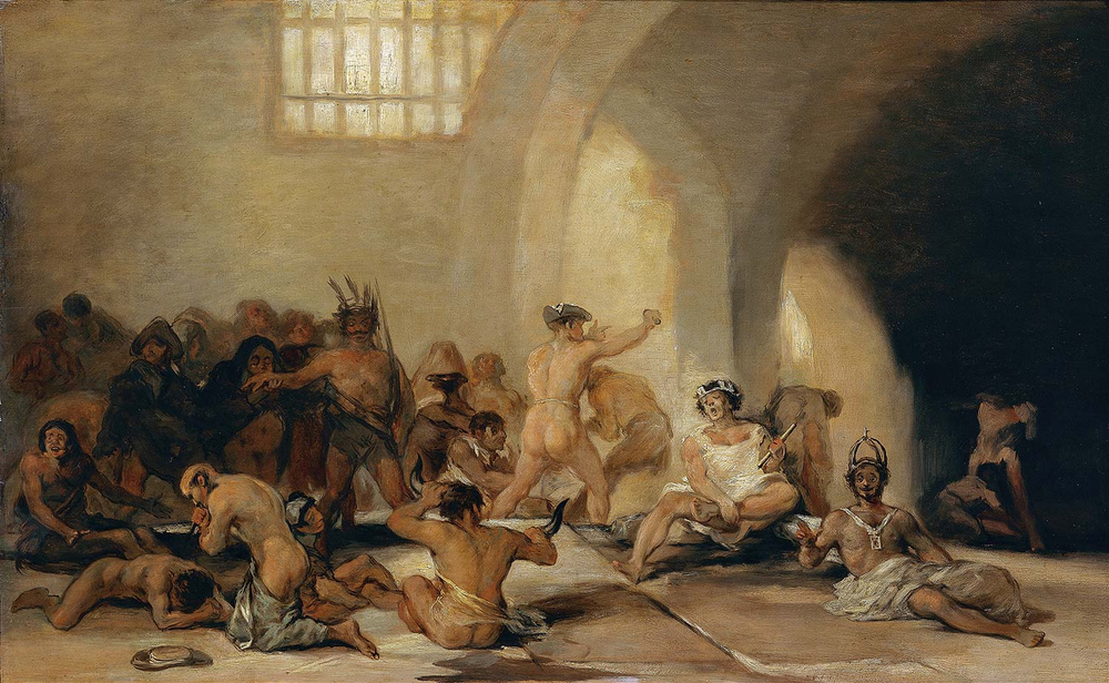 Francisco de Goya Madhouse Art Print