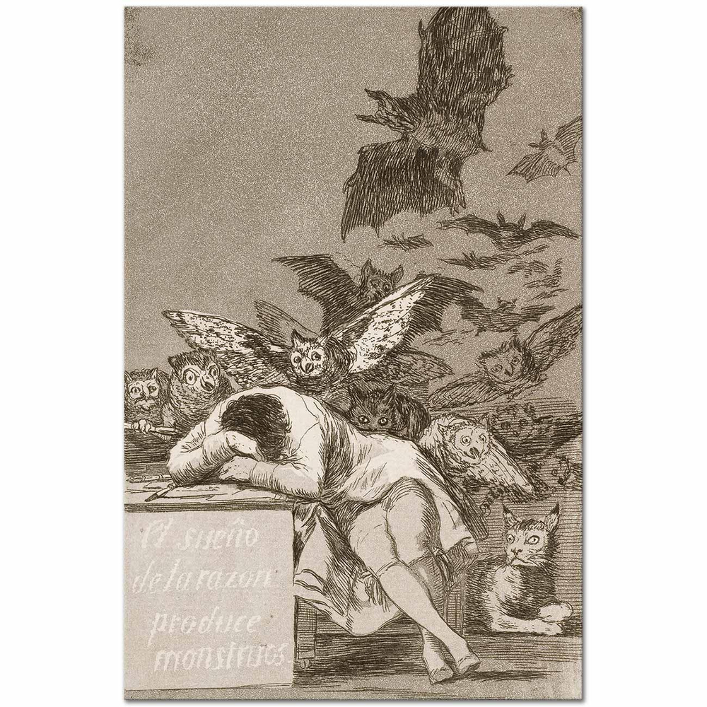 Francisco de Goya The Sleep of Reason Produces Monsters Art Print