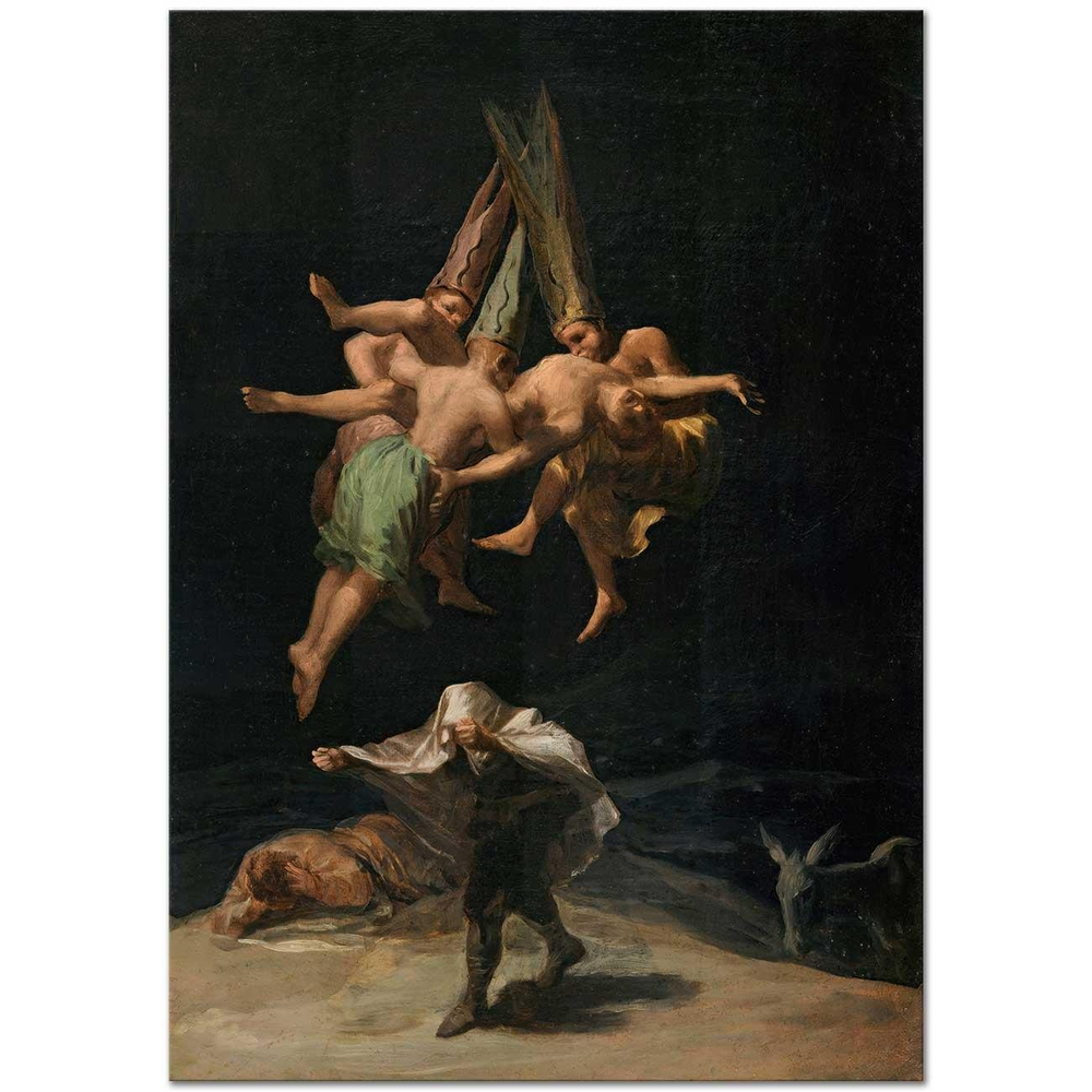 Francisco de Goya Cadıların Uçuşu Kanvas Tablo