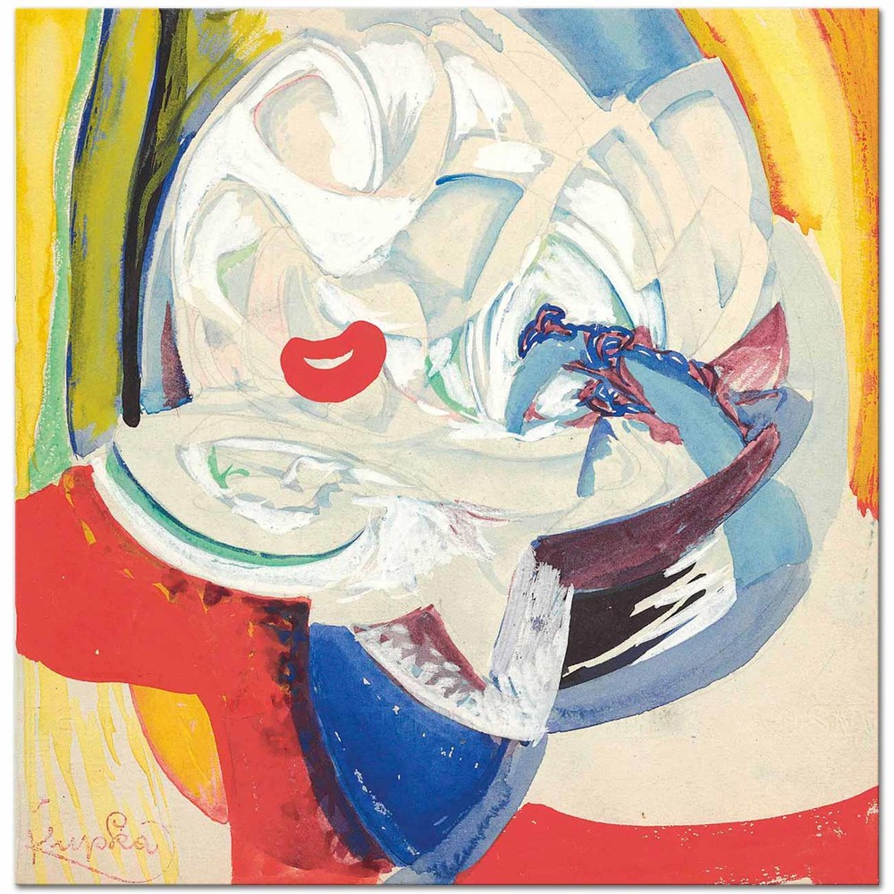 Frantisek Kupka Ateşli Kanvas Tablo