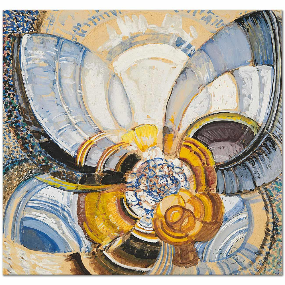 Frantisek Kupka Bir Noktanın Etrafında Kanvas Tablo