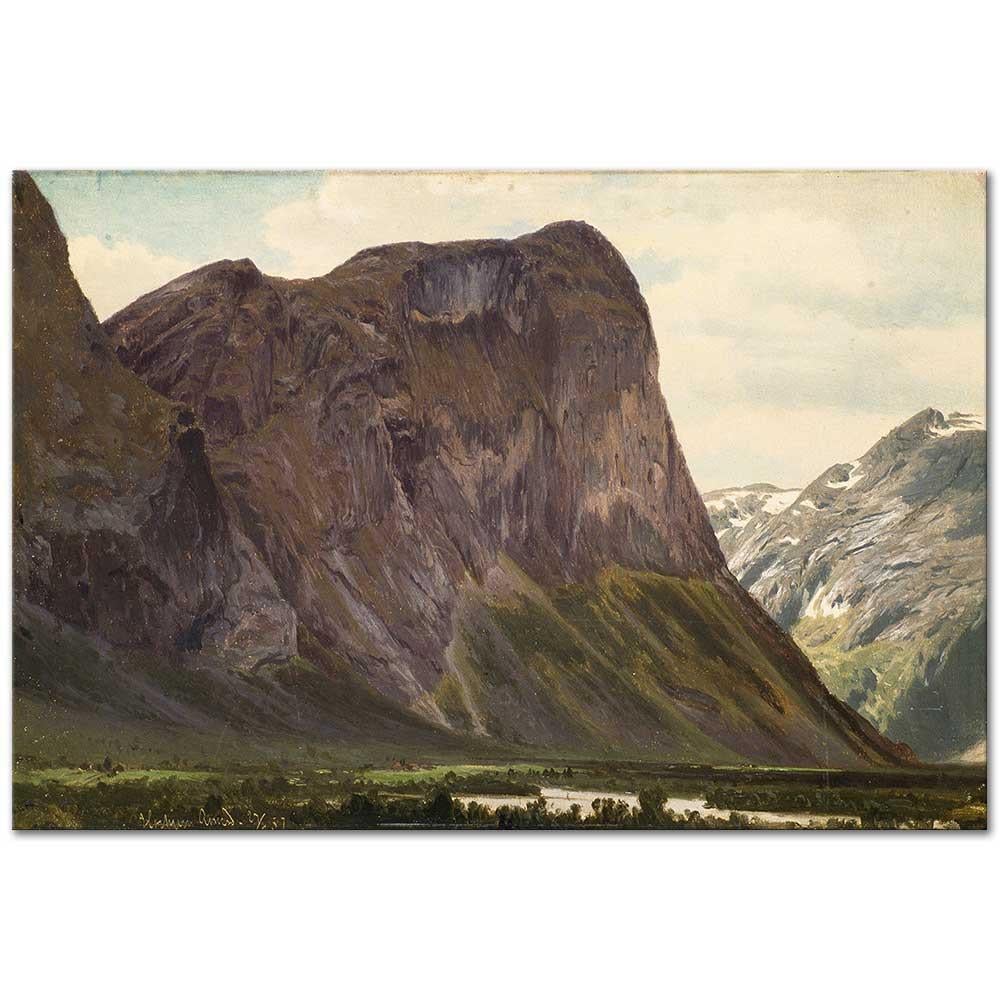 Johan Fredrik Eckersberg Horgheim'dan Romsdal Manzarası Kanvas Tablo
