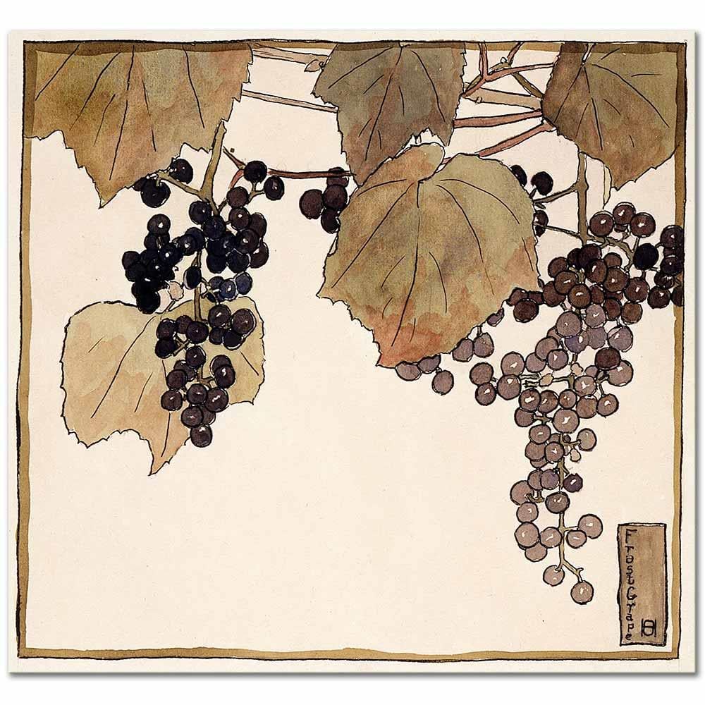 Hannah Borger Overbeck Don Üzümü Kanvas Tablo