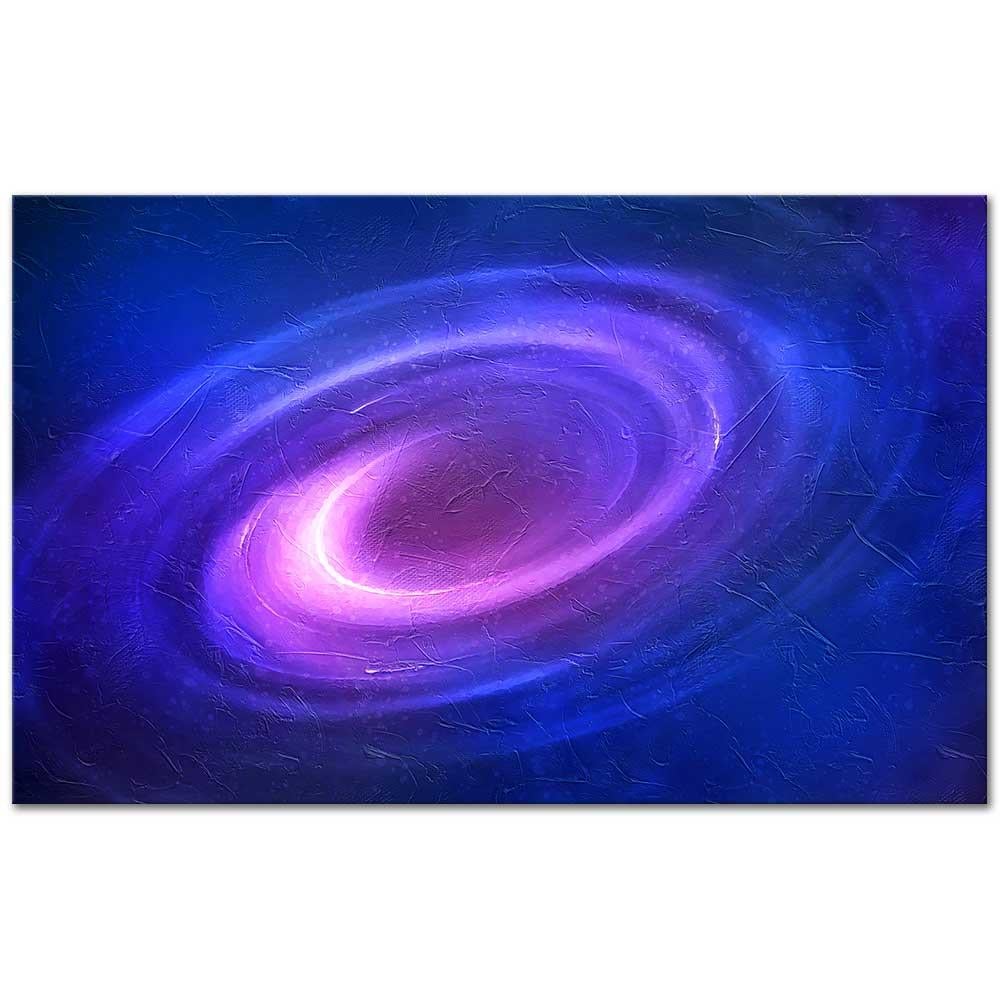 Galaktik Fuşya Kanvas Tablo