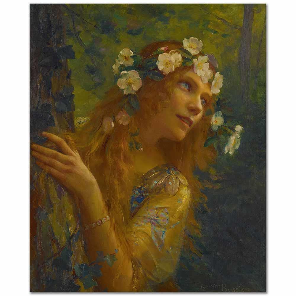 Gaston Bussiere Leilah Kanvas Tablo