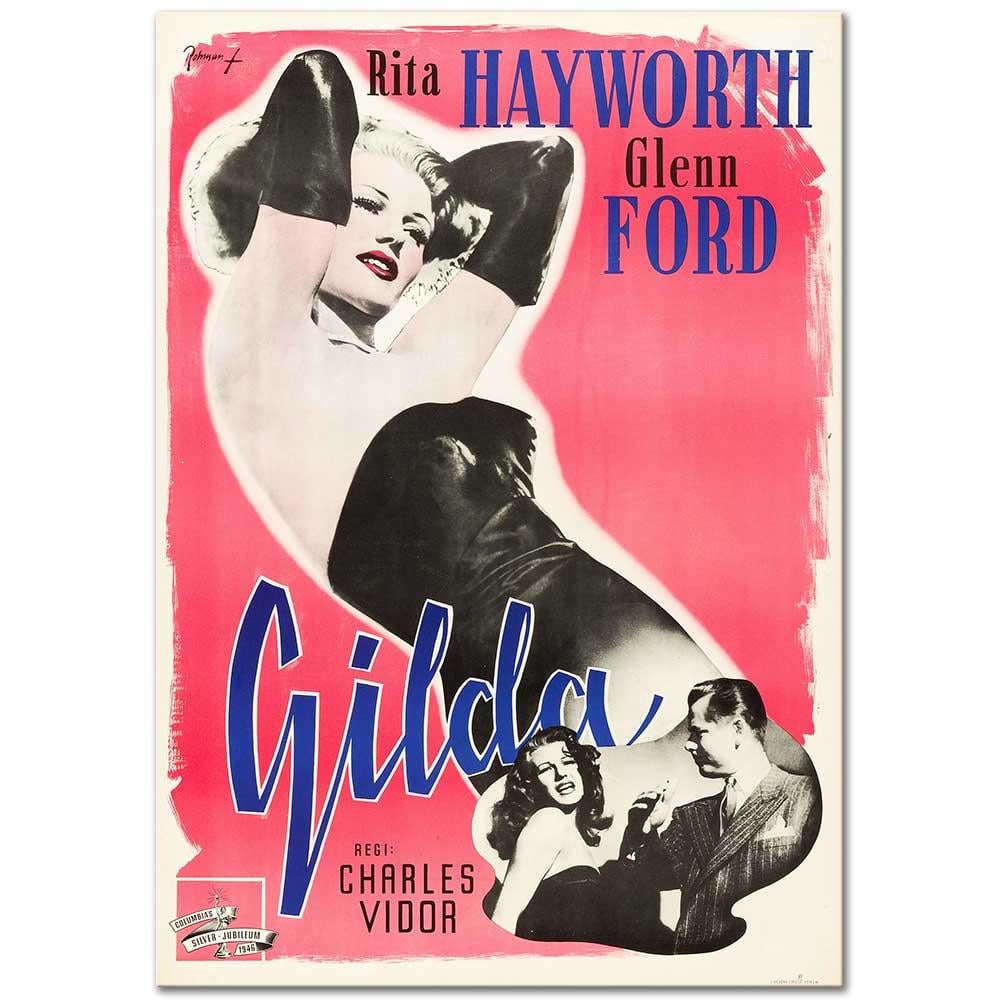 Eric Rohman Gilda Rita Hayworth Kanvas Tablo