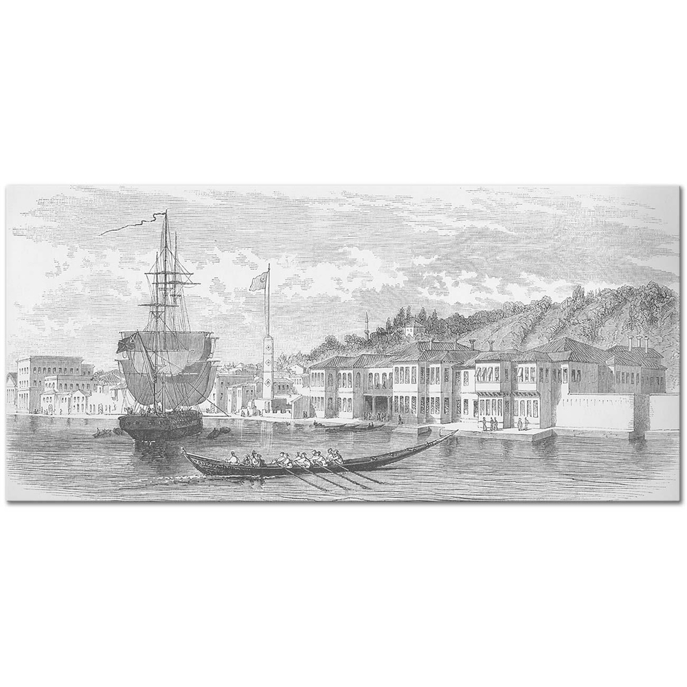 Giovanni Jean Brindesi Boğaziçi Kanvas Tablo