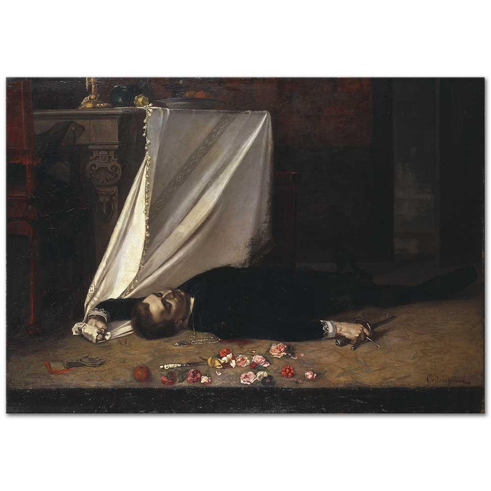 Gustaf Cederström Sonsöz Kanvas Tablo