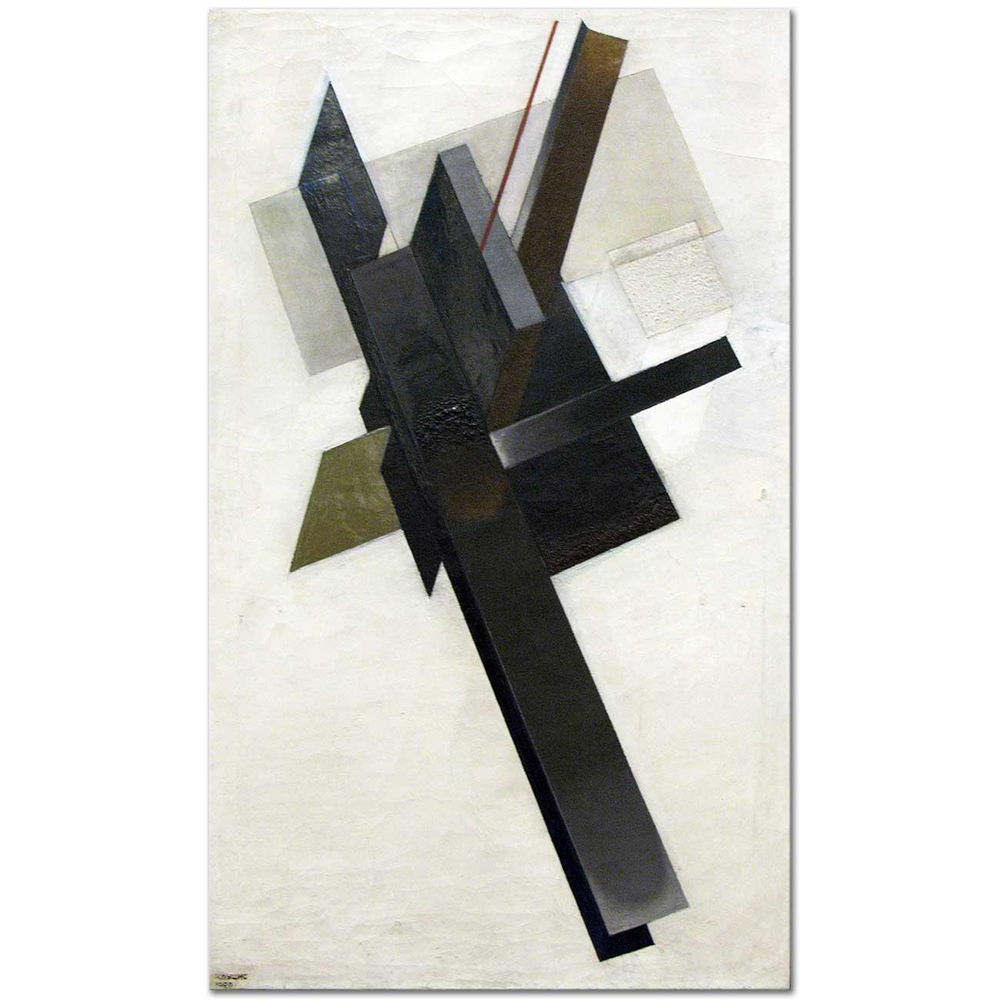Gustav Klutsis Axonometrik Heykel Kanvas Tablo