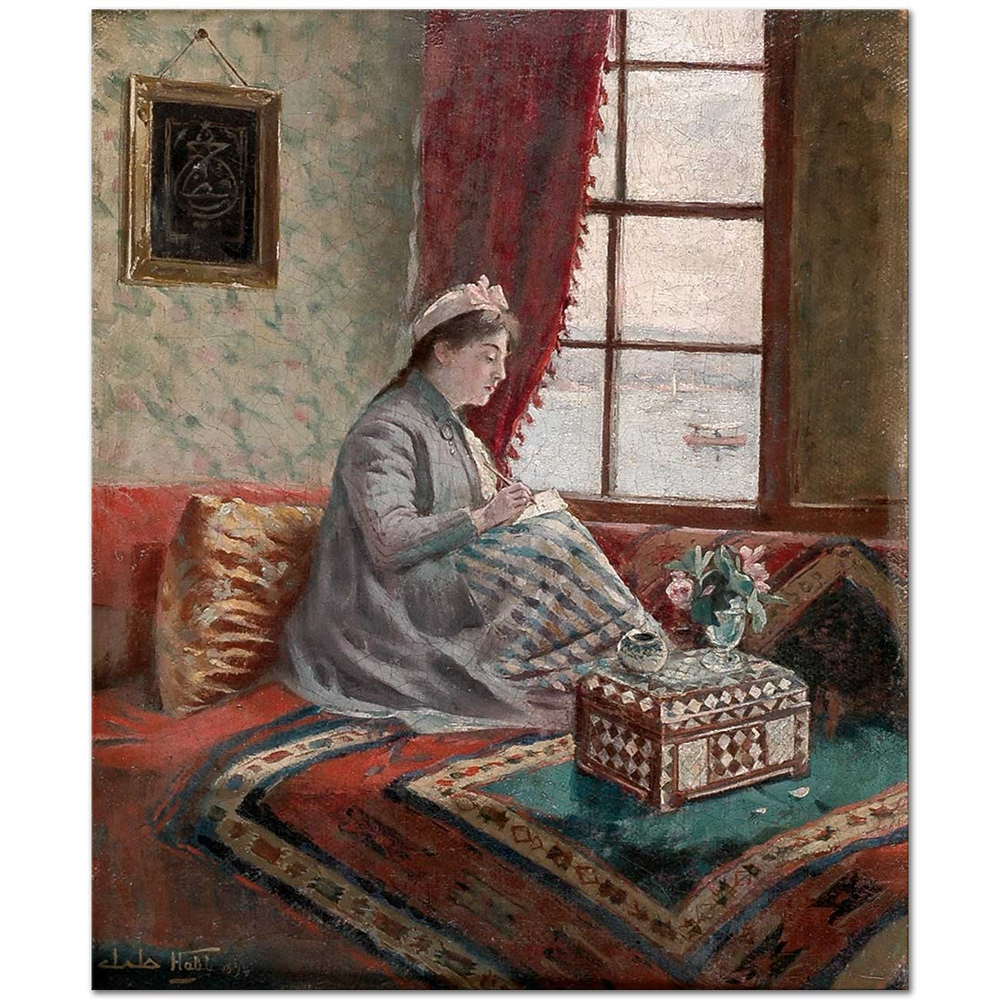 Halil Paşa Mektup Kanvas Tablo