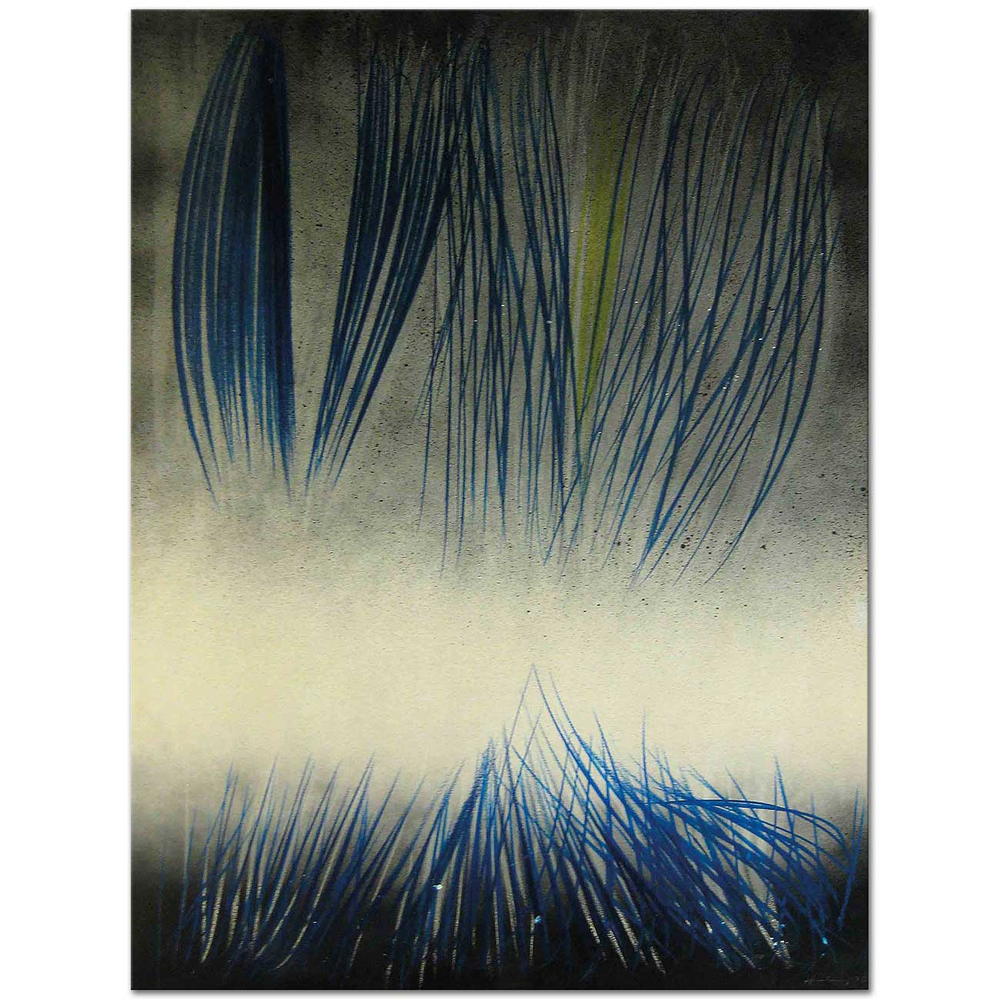 Hans Hartung İsimsiz Kompozisyon Kanvas Tablo