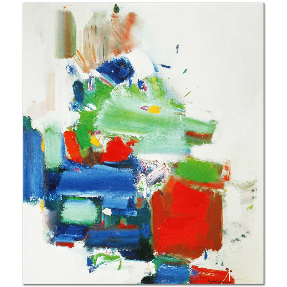 Hans Hofmann Sanat Aşk Gibi Özveri İster Kanvas Tablo