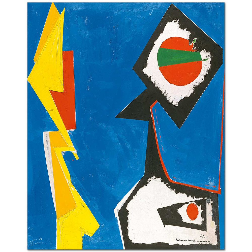 Hans Hofmann Mavi Büyü Kanvas Tablo