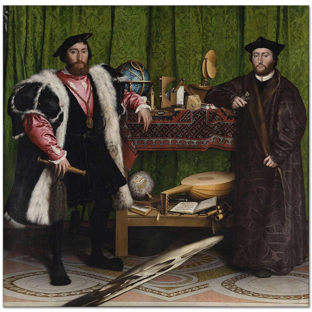 Hans Holbein Büyükelçiler Kanvas Tablo