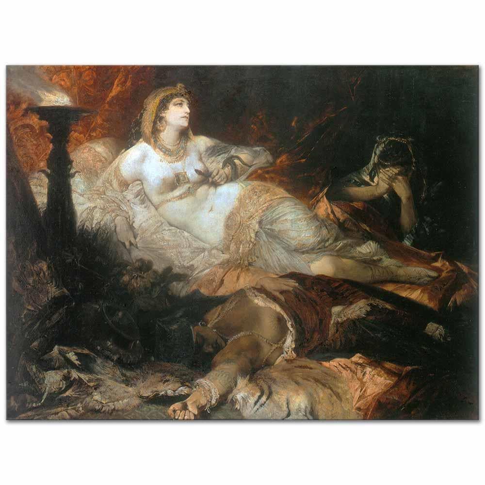 Hans Makart Kleopatra'nın Ölümü Kanvas Tablo