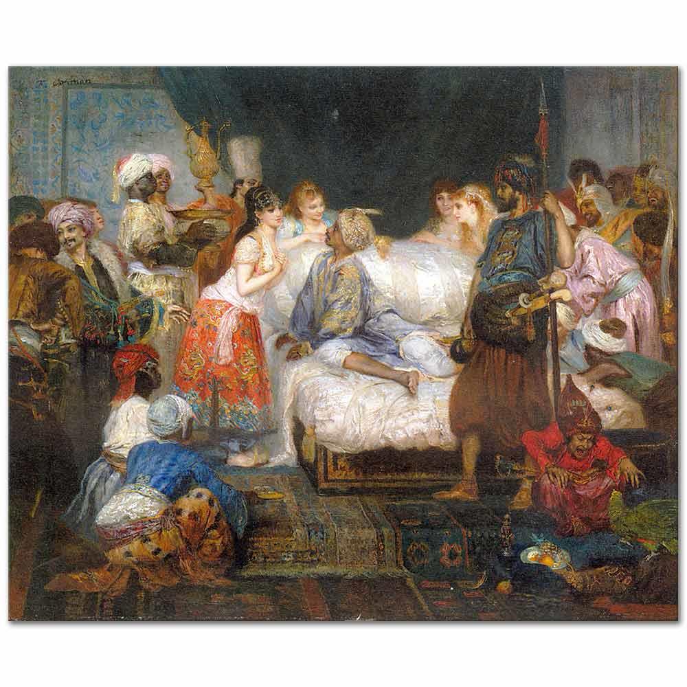 Fernand Cormon Harem Kanvas Tablo