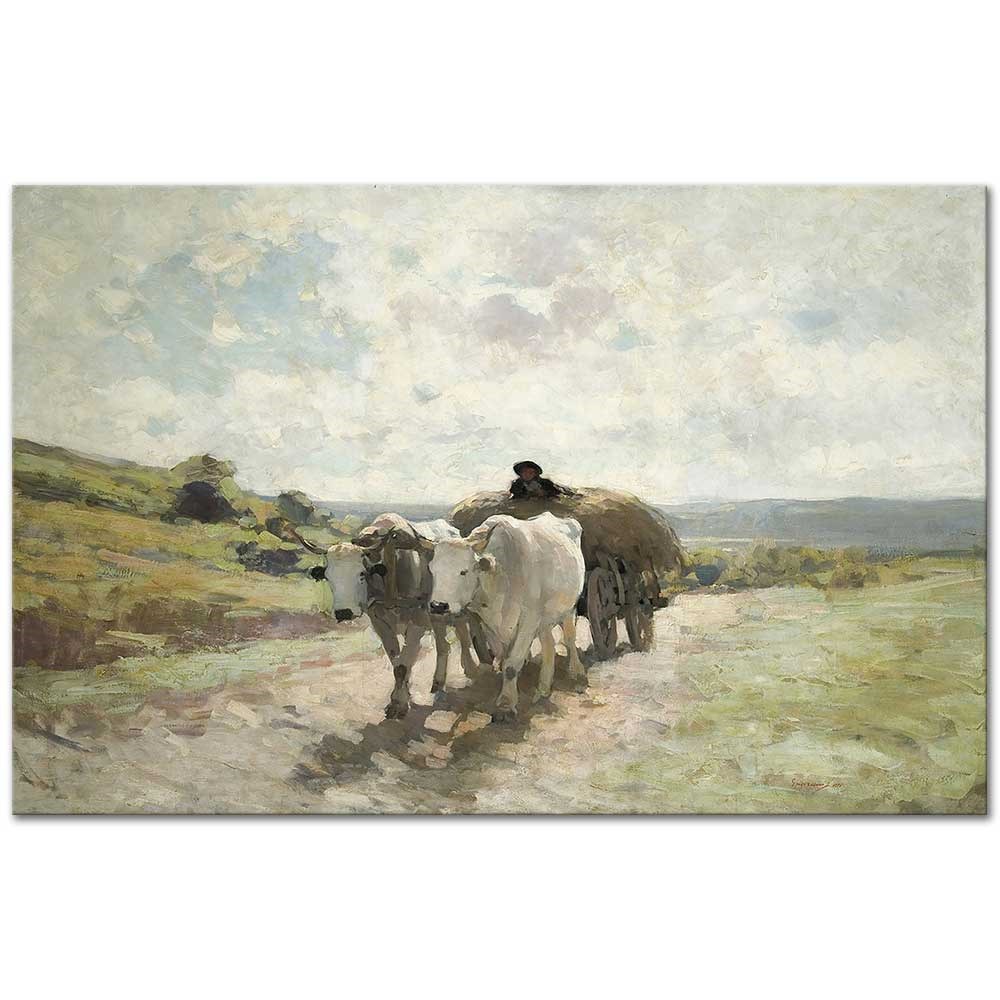 Nicolae Grigorescu Harman Yerinde Kanvas Tablo