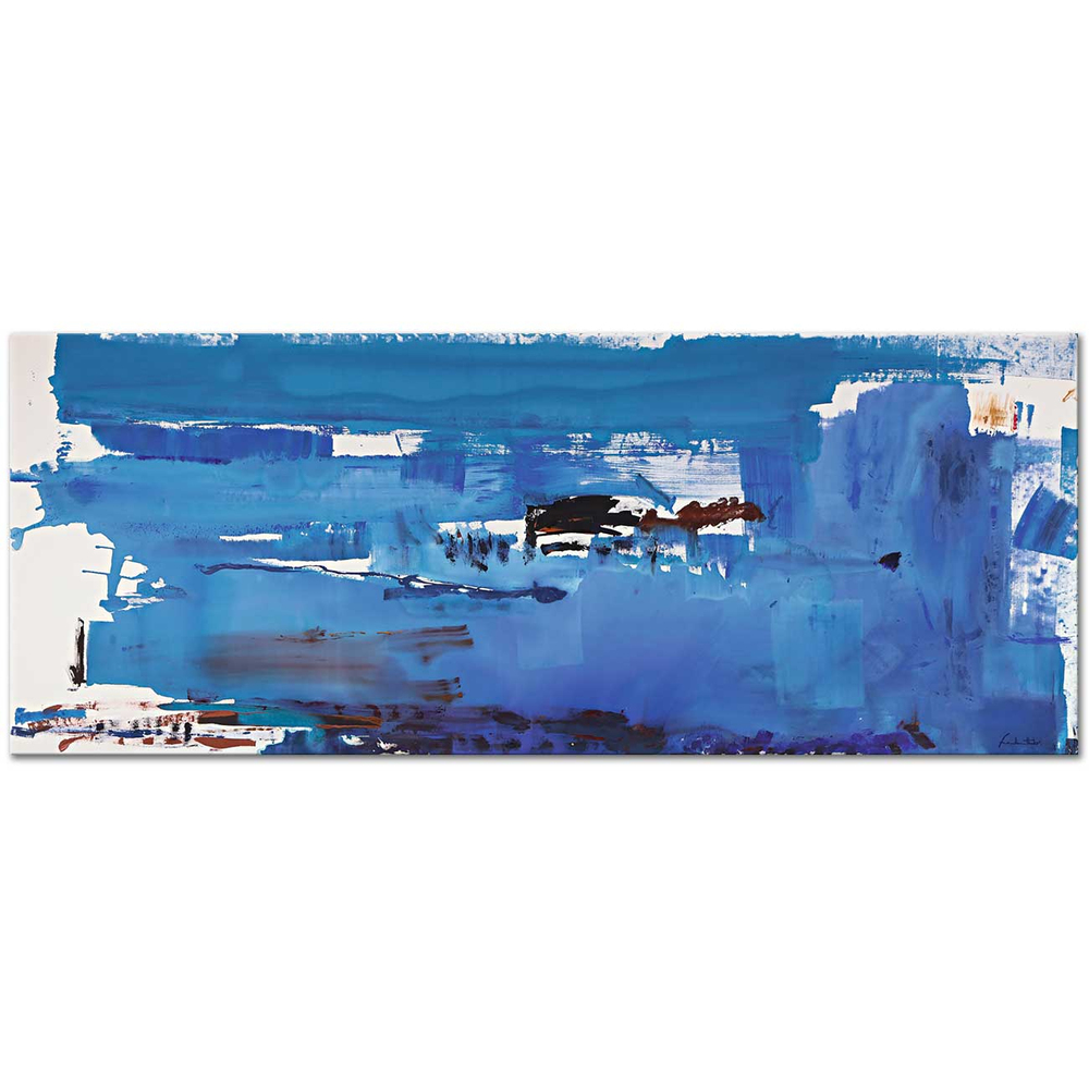 Helen Frankenthaler Mavi Zenginliği Kanvas Tablo