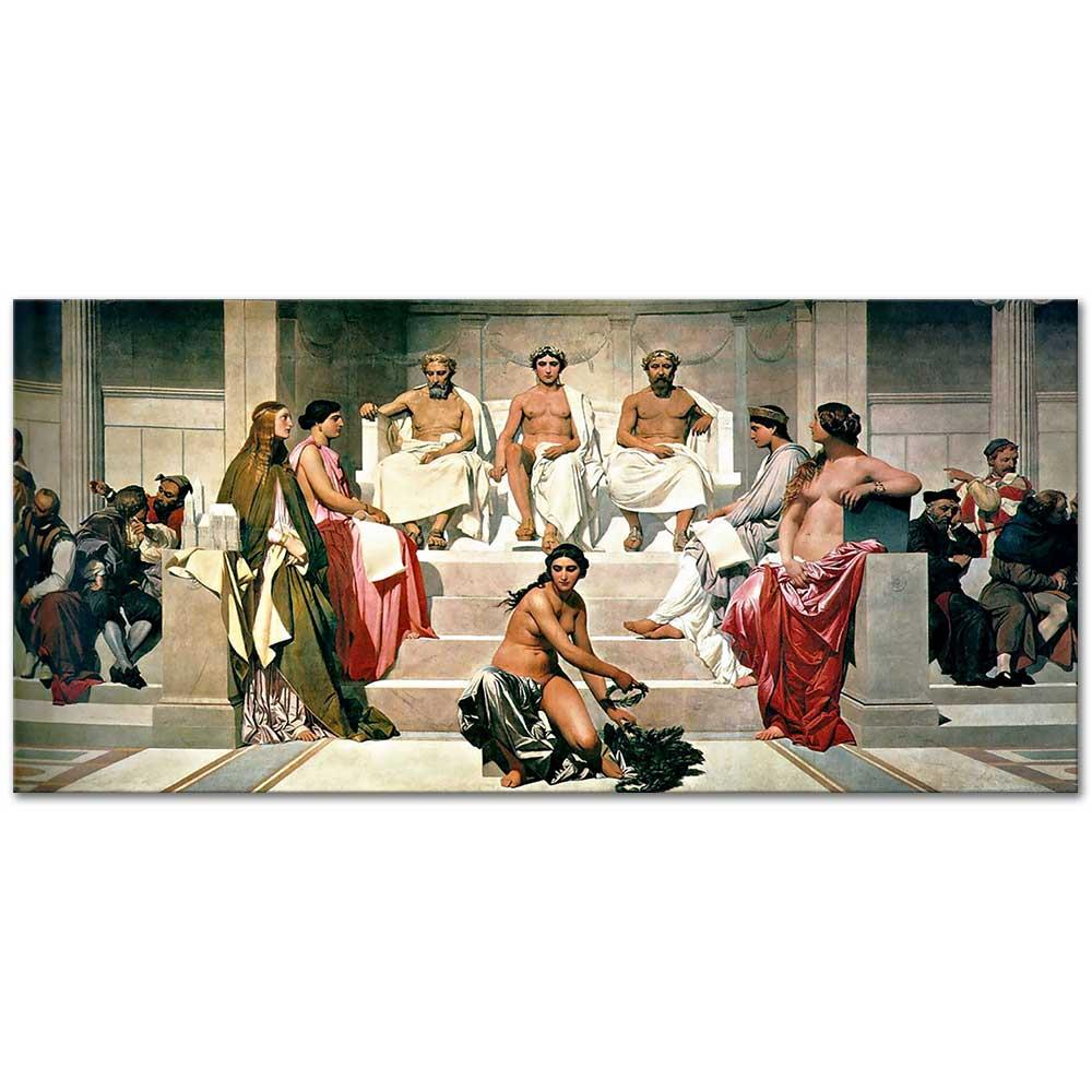Paul Delaroche Güzel Sanatlar Akademisinden Bir Bölüm I Kanvas Tablo