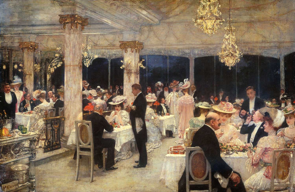 Henri Gervex Armenonville The Evening Of The Grand Prix Art Print