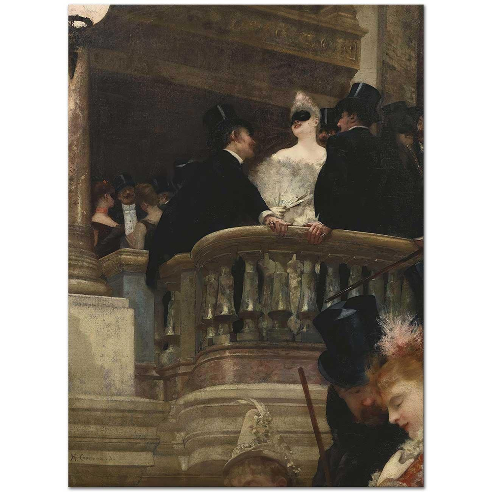 Henri Gervex Opera Balosu Kanvas Tablo