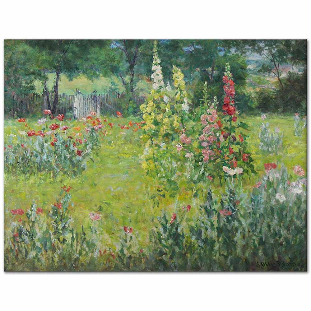 John Ottis Adams Gülhatmi ve Gelincikler Kanvas Tablo