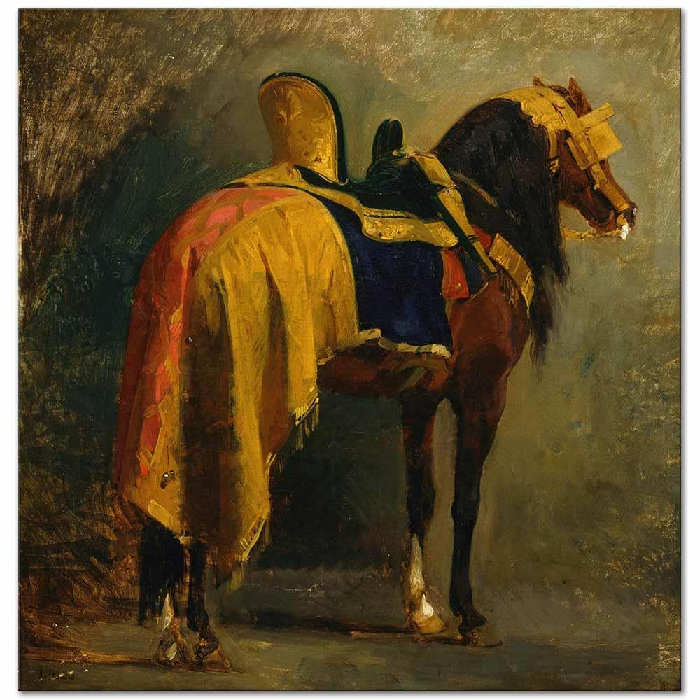 Isidore Pils Süslenmiş At Kanvas Tablo