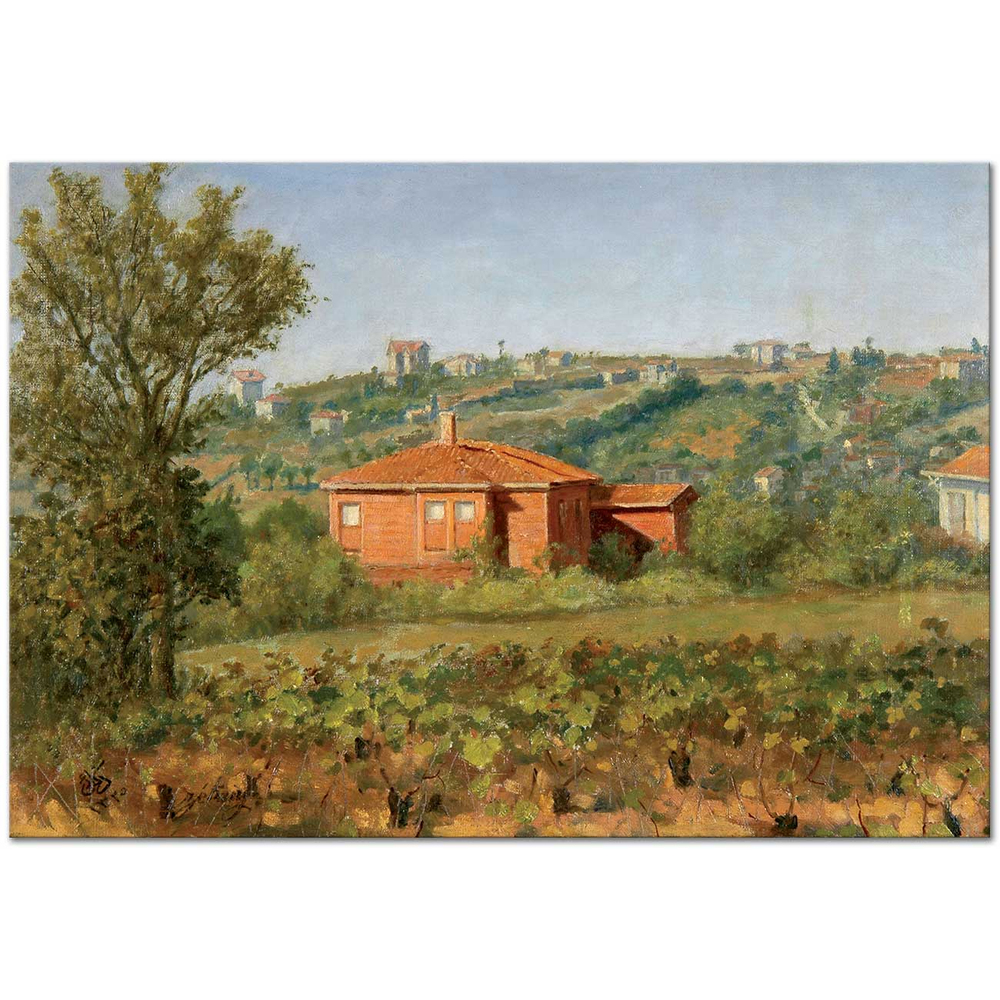 Hüseyin Zekai Paşa Çamlıca Sırtları Kanvas Tablo