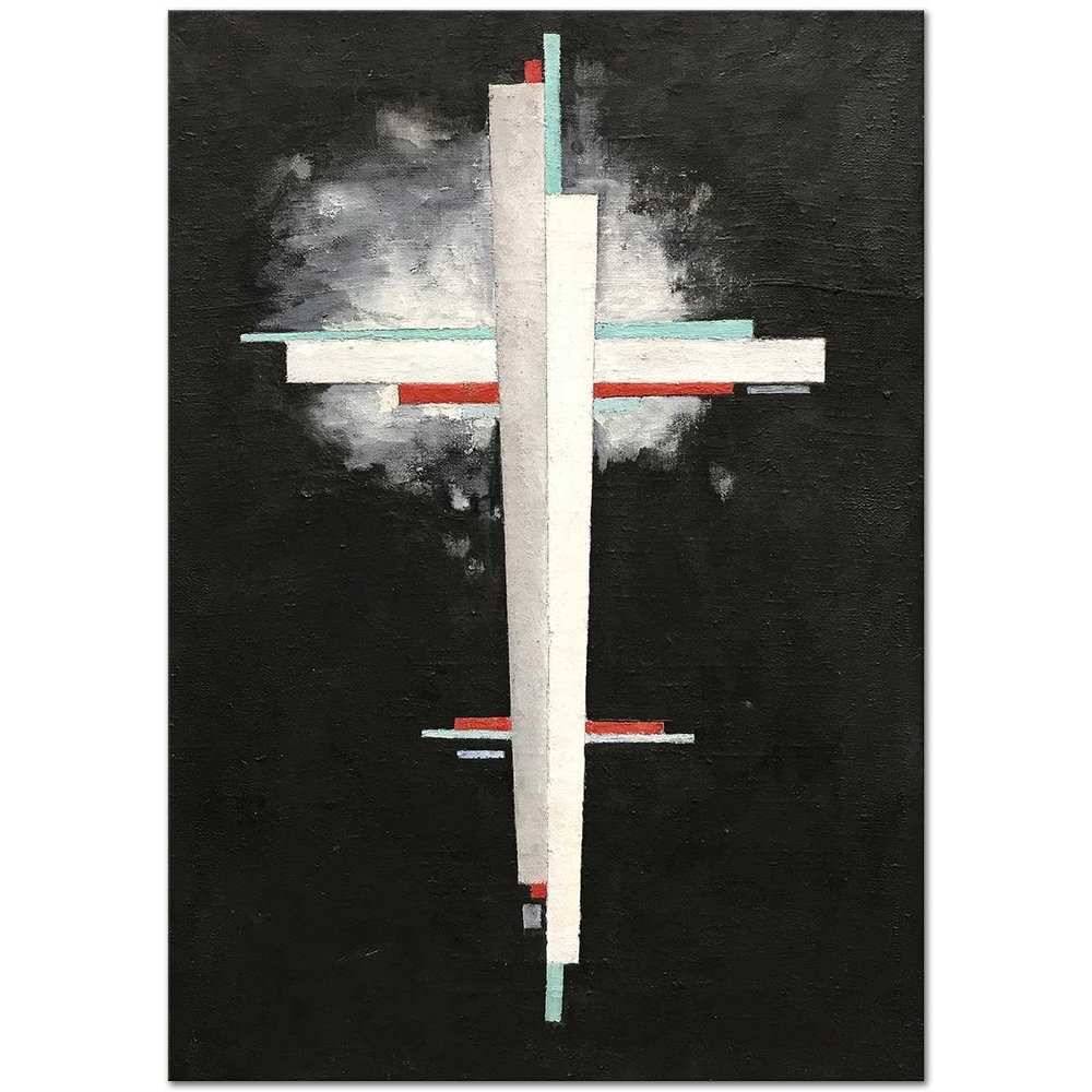 Ilya Chashnik Süprematism Kanvas Tablo