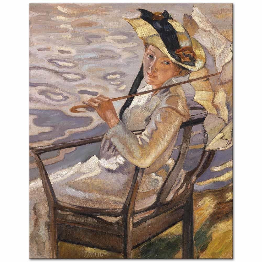 Leo Putz Güneş Altında Kanvas Tablo