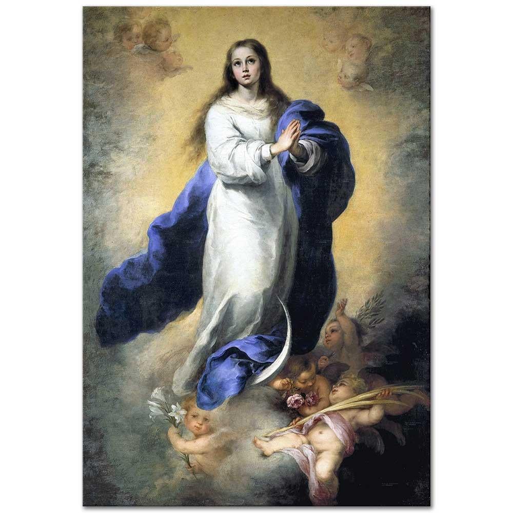 Bartolome Esteban Murillo Immaculate of Escorial Kanvas Tablo