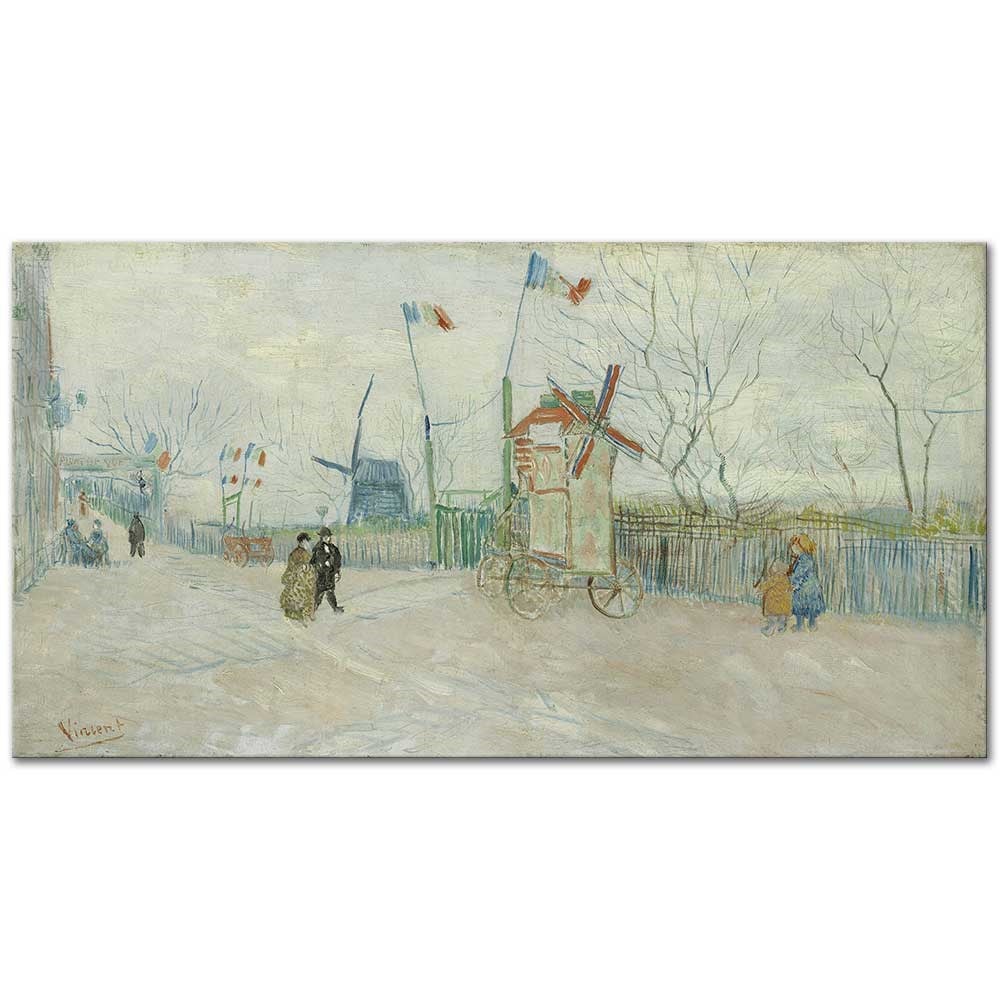 Impasse des Deux Frères by Vincent van Gogh as Fine Art Print