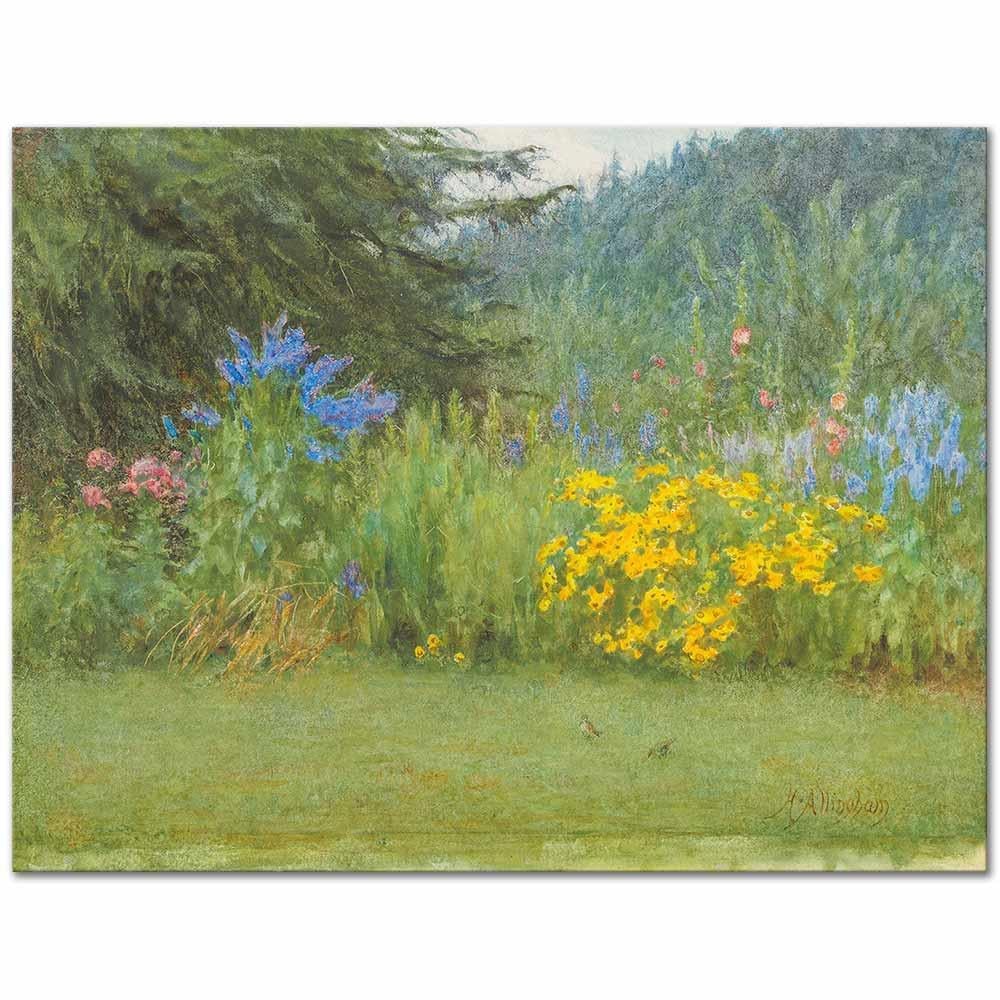 Helen Allingham Surrey Bahçesi, Witle Yakınları, Brook Kanvas Tablo