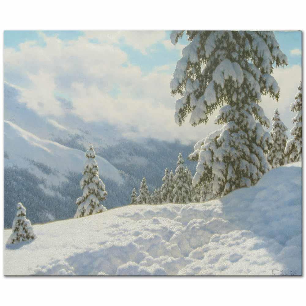 Ivan Fedorovich Choultse Tepelerde Kanvas Tablo